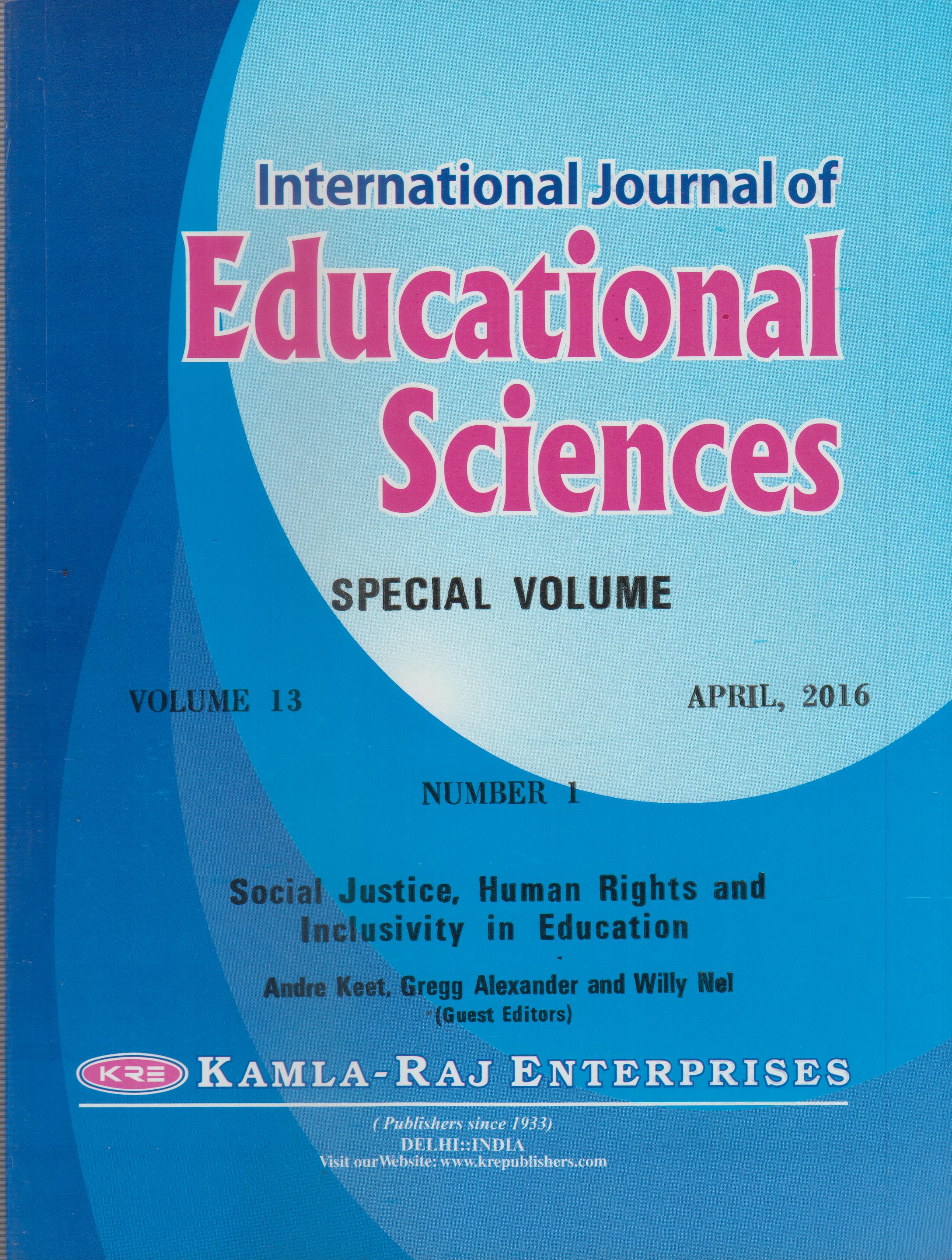 Education, Disability and Violence 